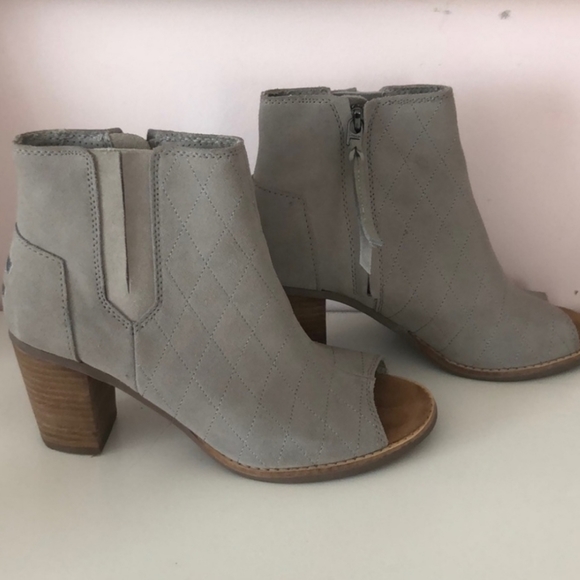 TOMS Gray suede heel - Picture 6 of 6